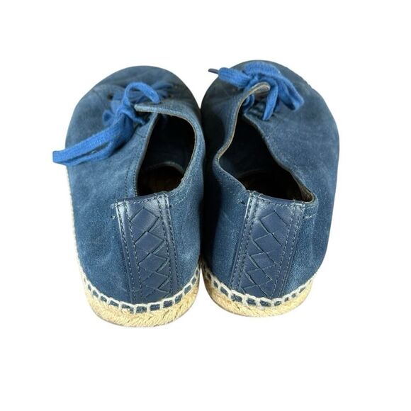 Bottega Veneta Blue Suede Intrecciato Espadrille Sneakers EU 42 US 9 Men’s main image 4